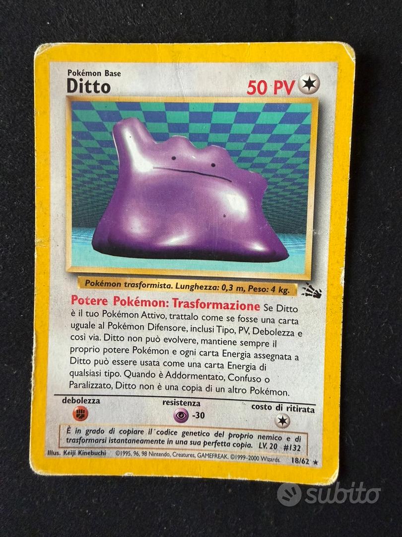Ditto pokémon base + Dark Hypno del Team Rocket - Collezionismo In ...