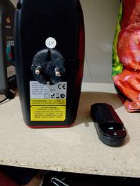 Scaldino elettrico per bagno 500W con telecomando