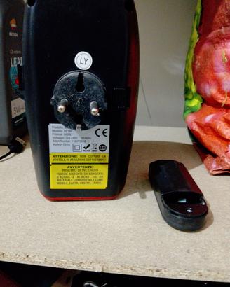 Scaldino elettrico per bagno 500W con telecomando