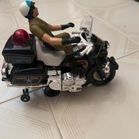 Vintage toy giocattolo moto police