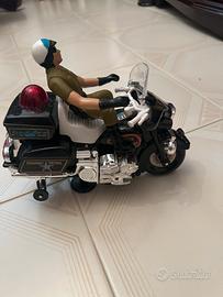 Vintage toy giocattolo moto police
