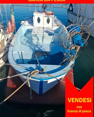 Barca da pesca con licenza