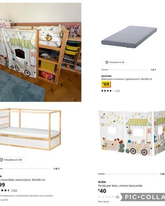 Letto kura ikea
