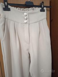 Pantalone donna Beige