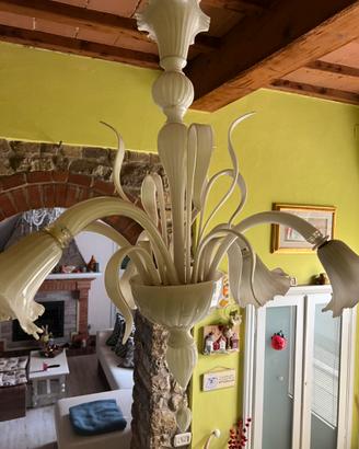 Lampadario vetro di murano
