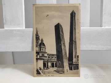Cartolina Le due torri Asinelli e Garisenda