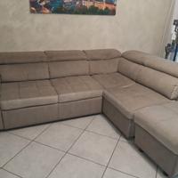 Divano Angolare Letto (275cm) + 3 Pouf