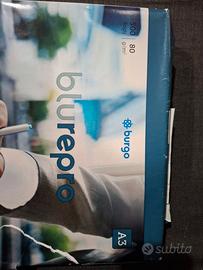 15 Risme nuove carta Burgo Repro Blu A3 500 fogli