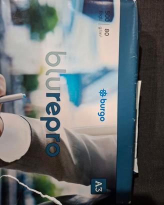 15 Risme nuove carta Burgo Repro Blu A3 500 fogli
