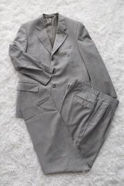 Completo Uomo Grigio Pura Lana Vergine