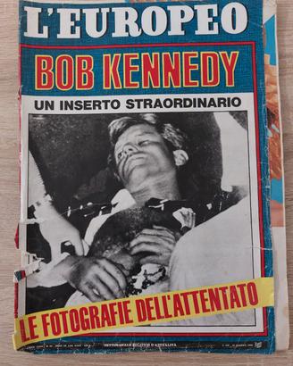 L'Europeo N. 24 (13 Giugno 1968) Attentato kennedy