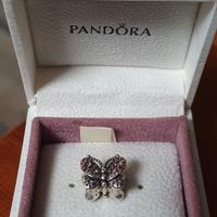 PANDORA Charm Farfalla Rosa Scintillante 797882NCC
