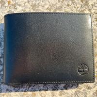 Portafoglio uomo pelle nera nuovo- Timberland 