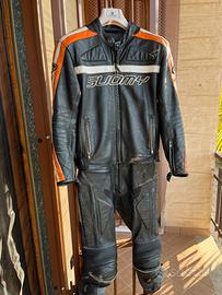 Tuta Suomy in pelle divisibile