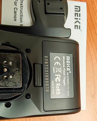 meike flash macro  trigger MK-GT 620 ll Canon