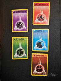 Carte pokemon set energie 