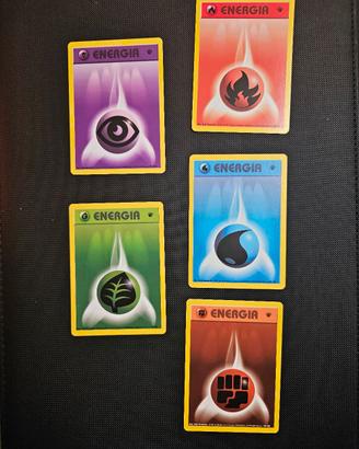 Carte pokemon set energie 