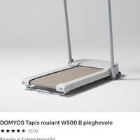 Tapis Roulant DOMYOS W500grigio pieghevole