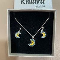 Set collana e orecchini per bambina