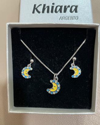 Set collana e orecchini per bambina