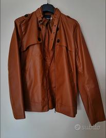 giubbino uomo ecopelle