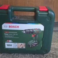 Bosch Trapano con percussione a batteria EasyImpac