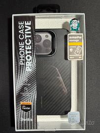 Cover iPhone 16 Pro Benks ArmorPro + Vetri