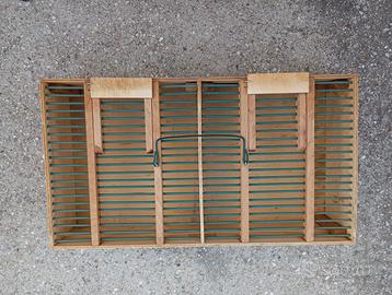 trasportino con 2 scomparti