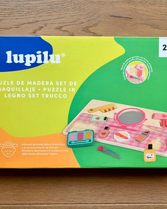 LUPILU puzzle in legno set trucco NUOVO