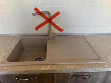 Lavandino per cucina una vasca nuovo