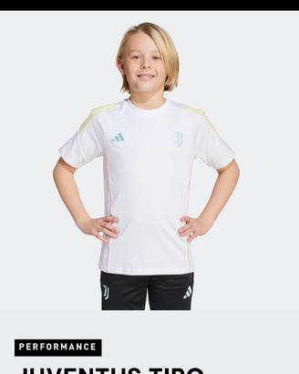 Juventus Tiro Cotton Tee Kids 7-8 anni stag. 25/26