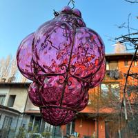 Lanterna veneziana in vetro soffiato