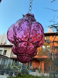 Lanterna veneziana in vetro soffiato