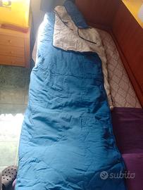 Sacco a pelo vintage blu Associated Eurosport