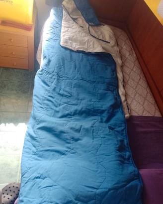 Sacco a pelo vintage blu Associated Eurosport