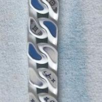 BRACCIALE LOUIS VUITTON ACCIAIO SMALTATO 850€ NEW