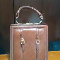 Borsa in vera pelle/cuoio da donna anni 70