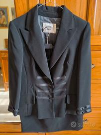 Tailleur giacca e gonna nero tg. 46 Weill