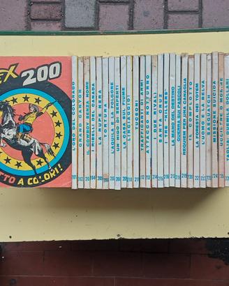 28 fumetti TEX originali, nn. 200/230, a 11 euro