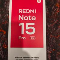 Xiaomi Redmi Note 15 Pro 5G - NUOVO nero
