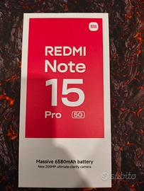 Xiaomi Redmi Note 15 Pro 5G - NUOVO nero