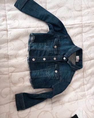 giubbino jeans bimba
