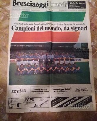 Nuova brescia oggi 12 luglio 1982