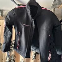 Giacca moto bambina 8 anni