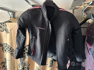 Giacca moto bambina 8 anni