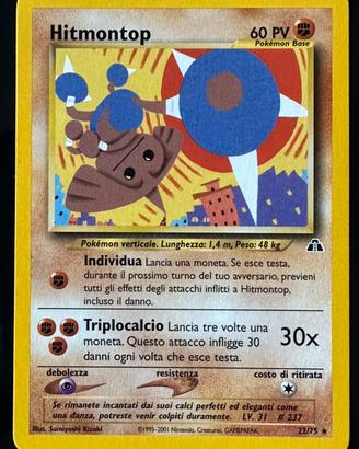 Pokemon / Hitmontop / Set Neo Discovery / ITA