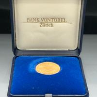 Moneta d’oro Vreneli 20 Franchi Helvetia 1915