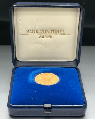 Moneta d’oro Vreneli 20 Franchi Helvetia 1915