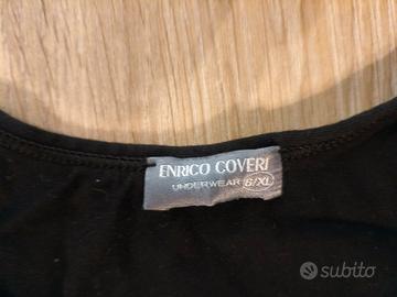 Canotta Nera Enrico Coveri - Taglia 6/XL