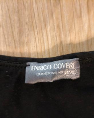 Canotta Nera Enrico Coveri - Taglia 6/XL